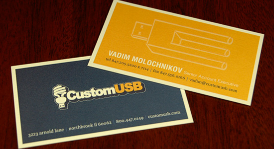 CustomUSB Business Cards