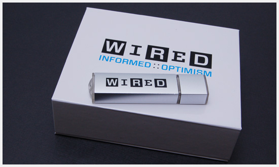 Wired Magazine Etch2 USB Drives