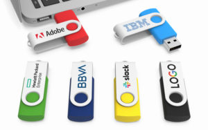 Custom branded flash drives